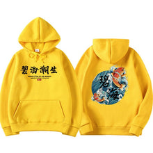 Load image into Gallery viewer, kanye west japanese streetwear Chinese characters Men Hoodies Sweatshirts Fashion Autumn Hip Hop Black Hoodie Erkek sweatshirt