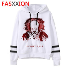 Load image into Gallery viewer, pennywise Hoodies Loser Lover man/women Unisex It Movie Sweatshirt funny Oversized streetwear harajuku ulzzang Graphic male