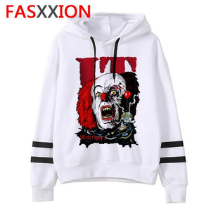 pennywise Hoodies Loser Lover man/women Unisex It Movie Sweatshirt funny Oversized streetwear harajuku ulzzang Graphic male