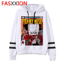 Load image into Gallery viewer, pennywise Hoodies Loser Lover man/women Unisex It Movie Sweatshirt funny Oversized streetwear harajuku ulzzang Graphic male