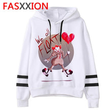 Load image into Gallery viewer, pennywise Hoodies Loser Lover man/women Unisex It Movie Sweatshirt funny Oversized streetwear harajuku ulzzang Graphic male