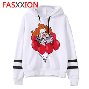 pennywise Hoodies Loser Lover man/women Unisex It Movie Sweatshirt funny Oversized streetwear harajuku ulzzang Graphic male