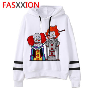 pennywise Hoodies Loser Lover man/women Unisex It Movie Sweatshirt funny Oversized streetwear harajuku ulzzang Graphic male