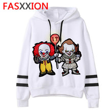 Load image into Gallery viewer, pennywise Hoodies Loser Lover man/women Unisex It Movie Sweatshirt funny Oversized streetwear harajuku ulzzang Graphic male