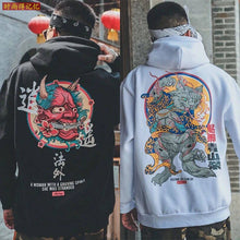 Load image into Gallery viewer, Fashion Men Cool Men Hip Hop Hoodies Japanese Casual Sweatshirts Streetwear Men Women Loose Pullover Harajuku Devil Hoodie Male