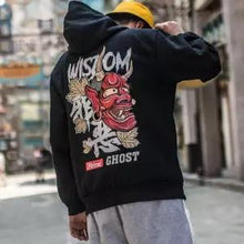 Load image into Gallery viewer, Fashion Men Cool Men Hip Hop Hoodies Japanese Casual Sweatshirts Streetwear Men Women Loose Pullover Harajuku Devil Hoodie Male