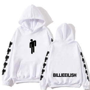 Hoodie Printed American singer Billie Eilish Hoodie Men Women Harajuku Hip Hop Cotton Billie Eilish Sweatshirt HIT HOP CLOTHES