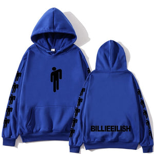 Hoodie Printed American singer Billie Eilish Hoodie Men Women Harajuku Hip Hop Cotton Billie Eilish Sweatshirt HIT HOP CLOTHES