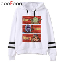 Load image into Gallery viewer, 2020 The Mandalorian New Movie Funny Cartoon Hoodies Men Kawaii Baby Yoda Star Wars Sweatshirt Hip Hop Streetwear Hoody Male