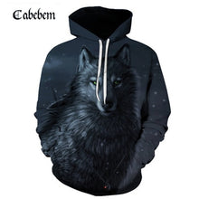 Load image into Gallery viewer, 1New shelves cute cat hoodie 3D sweatshirt ladies men kawaii black cat hoodie animal autumn hooded pullover funny streetwear