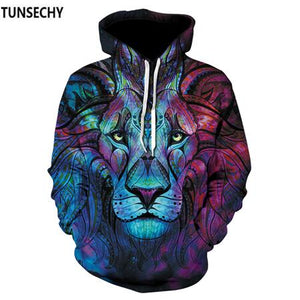 TUNSECHY Brand Cosmos 2018 Fashion Brand 3D hoodies cartoon rick and morty print Women/Men Hoody casual hooded sweatshirts